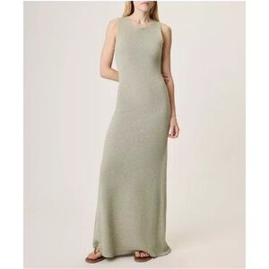 Rag & Bone Carine Texture Knit Maxi Dress in Moss Size XS NWT